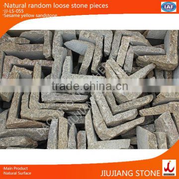 natural ledger stone corners for exterior wall