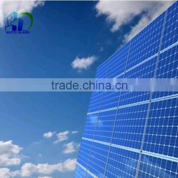 3.2mm Low Iron tempered solar glass panel
