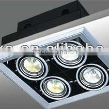 MR16 aluminum alloy recessed anti-glare led ceiling light