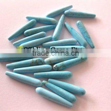 New arrival wholesale synthetic turquoise gemstone teardrop beads