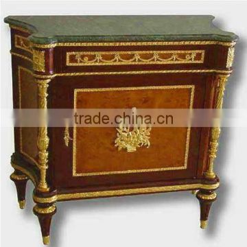 Antique commode with ormolu / French commode with marble top