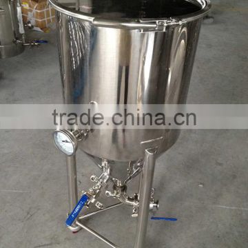 Golden supplier stainless steel 25 gallon beer fermenter