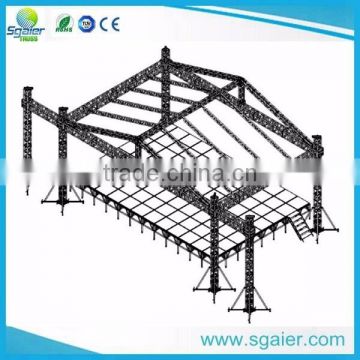 aluminum truss with rigging system for lightiing and speakers