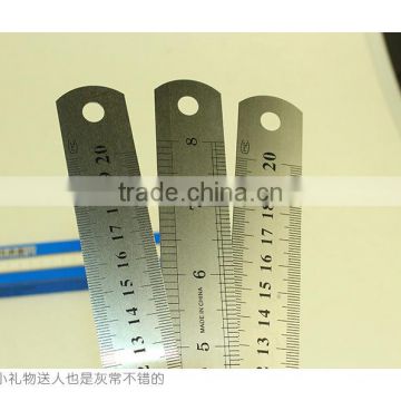 Top quality Shool and office stationary Stainless steel 20cm ruler