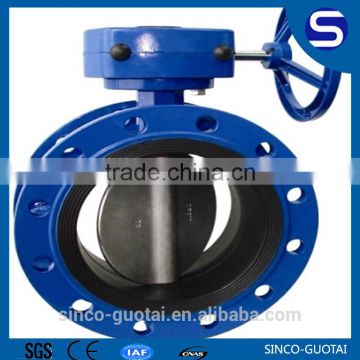 316 stainelss steel flanged butterfly valve