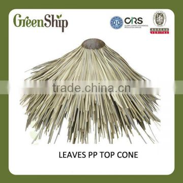 Easy to install Leaves PP Top Cone for Thatch Huts