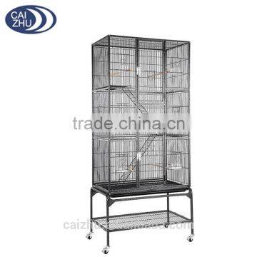 Large 3 Layers Platform Chinchilla Sugar Glider Cockatiel Parrot Bird Cage