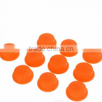 Orange Silicone Tailcaps for Flashlights