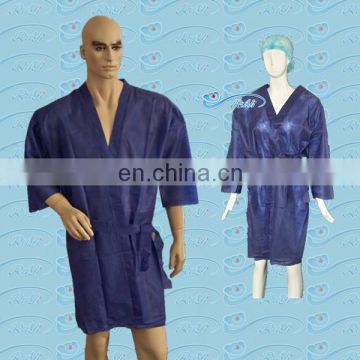 Disposable Kimono for SPA use with short sleeve /PP Beauty robe
