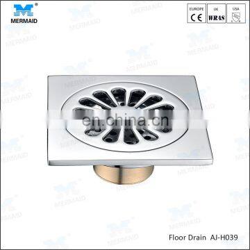 China hot sale 4 inch brass floor drain for home floor shower drain