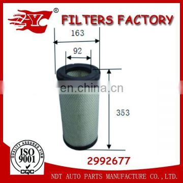 P 77-2580/2992677 Iveco car air filter supplier