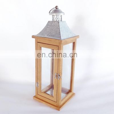 The Nordic storm lantern Iron metal Candle holder lantern for home decoration