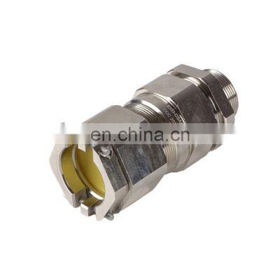 M20 Double Compression Cable Gland With G1/2 Size in Inches Double Locked Explosion Proof Armoured Cable Gland
