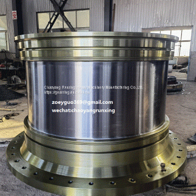 Customized steel casting hollow shaft for ball mill