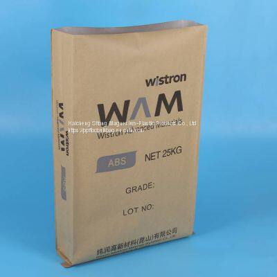 hot sealed pinch bottom paper bag 3ply step ended heat adhesive flap heat sealing 20kg 2ply kraft paper sack