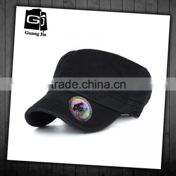 Alibaba wholesale custom high quality unisex black jean washed military cap and hat                        
                                                Quality Choice