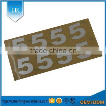 Custom plastic transparent adhesive label sticker