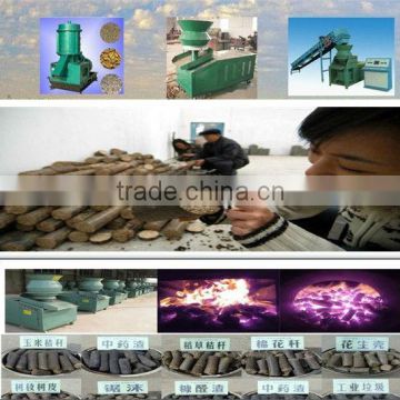 high capacity best selling straw fuel briquette machine