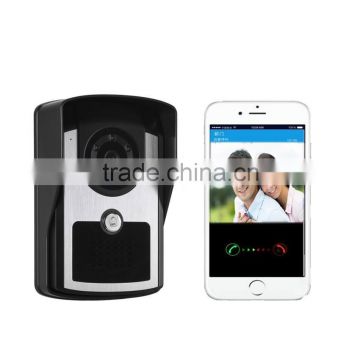 HD smart wireless WIFI doorbell night vision with camera IR motion detection alarm APP remote control for IOS Android