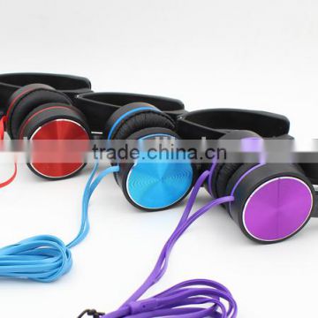 retractable lightweight hot sale colorful folding headset