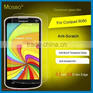 Tempered Glass Screen Protector For Coolpad 8085 Anti-Explosion 9H 0.33mm For Coolpad 8085
