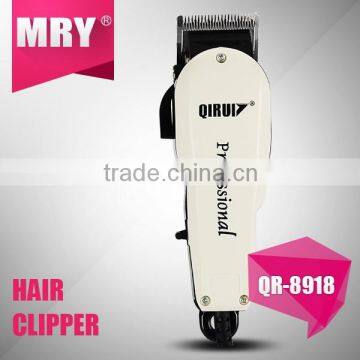 11 piece human hair clipper manufacturer quiet hair clippers corded hair clipper qr-8918