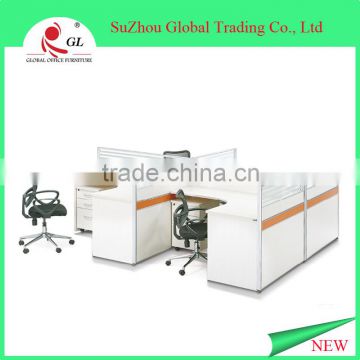 newest office furniture custom made OEM aluminum low partition modern cubicle office modular workstation