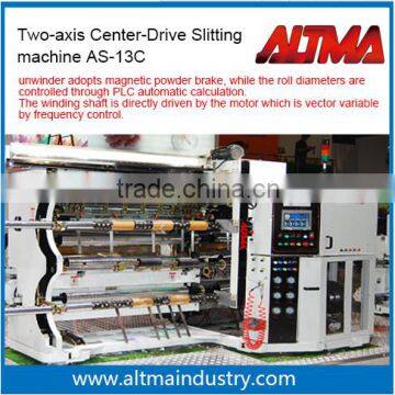 AS-13C two-axis center-drive slitter