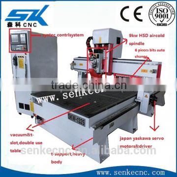 1325 auto tool changer cnc router with atc with Jinan China trustable quality and full system after sale service