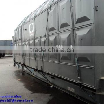 Double drums water tube coal fired hot water boiler