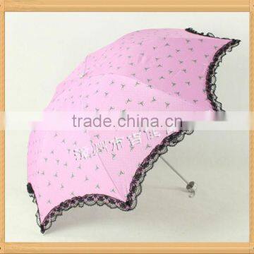 LB315 eye-catching color promotional gift lace wedding umbrella