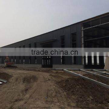 Large span steel structure factory building engineering construction cost, professional steel structure construction