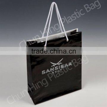 Rope handle shopping bag