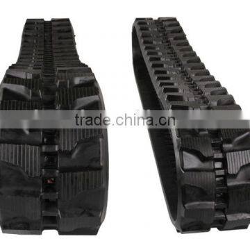 Supply high quality bobcat rubber track