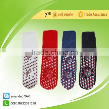 Cotton quality fancy new products tourmaline sock