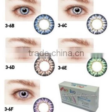 New Bio 3-6 korea tri color contact lens