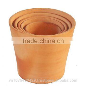 terracotta mini pots Set of 5