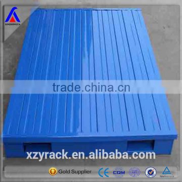 distribute double or single panels stackable folding steel pallet