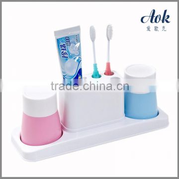 Toothbrush holder for two people