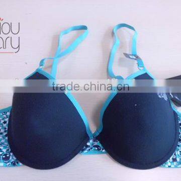 Ladies New Lace Overlay Push Up Bra