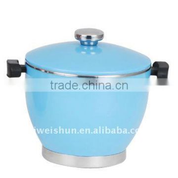 3000ml round colorful doulble-wall stainless steel ice bucket