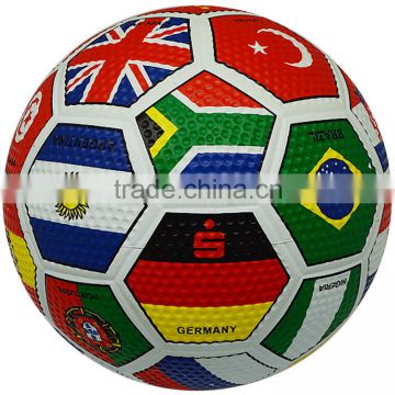 logo could be printed nice looking 4# rubber soccer balls sporting goods
