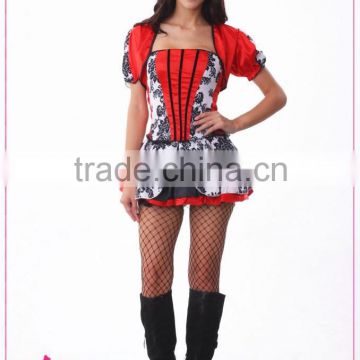 Wholesale adult princess costume sexy cosplay costumes flower print fancy dress