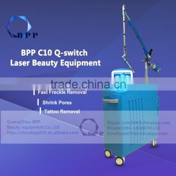 0.5HZ Q-Switched Nd Yag Laser Telangiectasis Treatment Skin Whitening Beauty Equipment