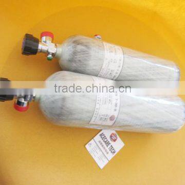 4.7L composite cylinder fully wrapped carbon fiber gas cylinder breathing cylinder