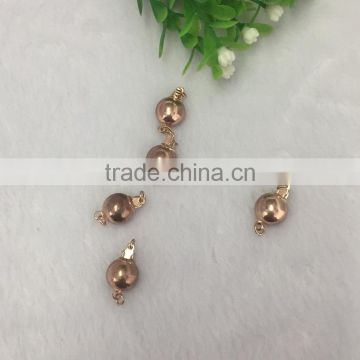 9 mm alloy findings for necklace