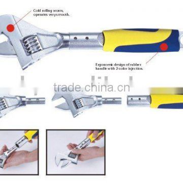 Adjustable wrench with changeable head 4