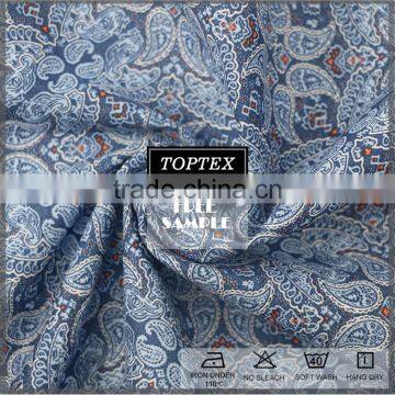 pattern customized reactive printed cotton fabric