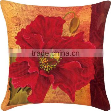 High Sales Hand Embroidery Flower Pattern Square Throw Pillow Cotton Cross Stitch Sets Beautiful Fabric And Thread