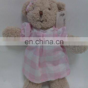 Plush and stuffed Teddy Bear Animal Baby Toys With Clothes